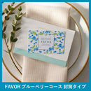 FAVOR ギフトカード ブルーベリーコース 封筒タイプ