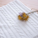 PUPO(プーポ) ケーブル編みブランケット