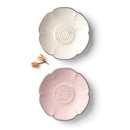 益子焼 よしざわ窯アネモネ深皿ペア（紅白）