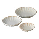 益子焼 フラワーシェイプ3枚セット