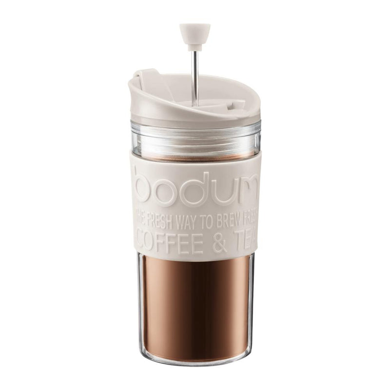 ボダム トラベルプレスセット フレンチプレスコーヒーメーカー 0.35L(オフホワイト)